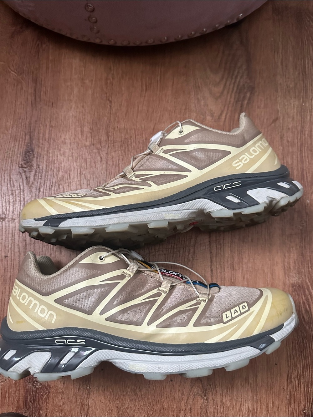 Salomon XT6 “Clear Safari “sz 9.5